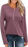 Women’s Long Sleeve button down Shirts – $6+