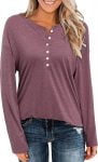 Women’s Long Sleeve button down Shirts – $6+