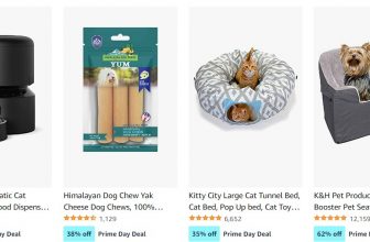 Prime day – Pet Feeders, Toys, GPS Trackers, Treats, and more from $4+