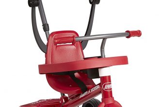 Prime Day deal – Radio Flyer Pedal & Push 4-in-1 Stroll ‘ N Trike®, Red, for Toddlers – $56