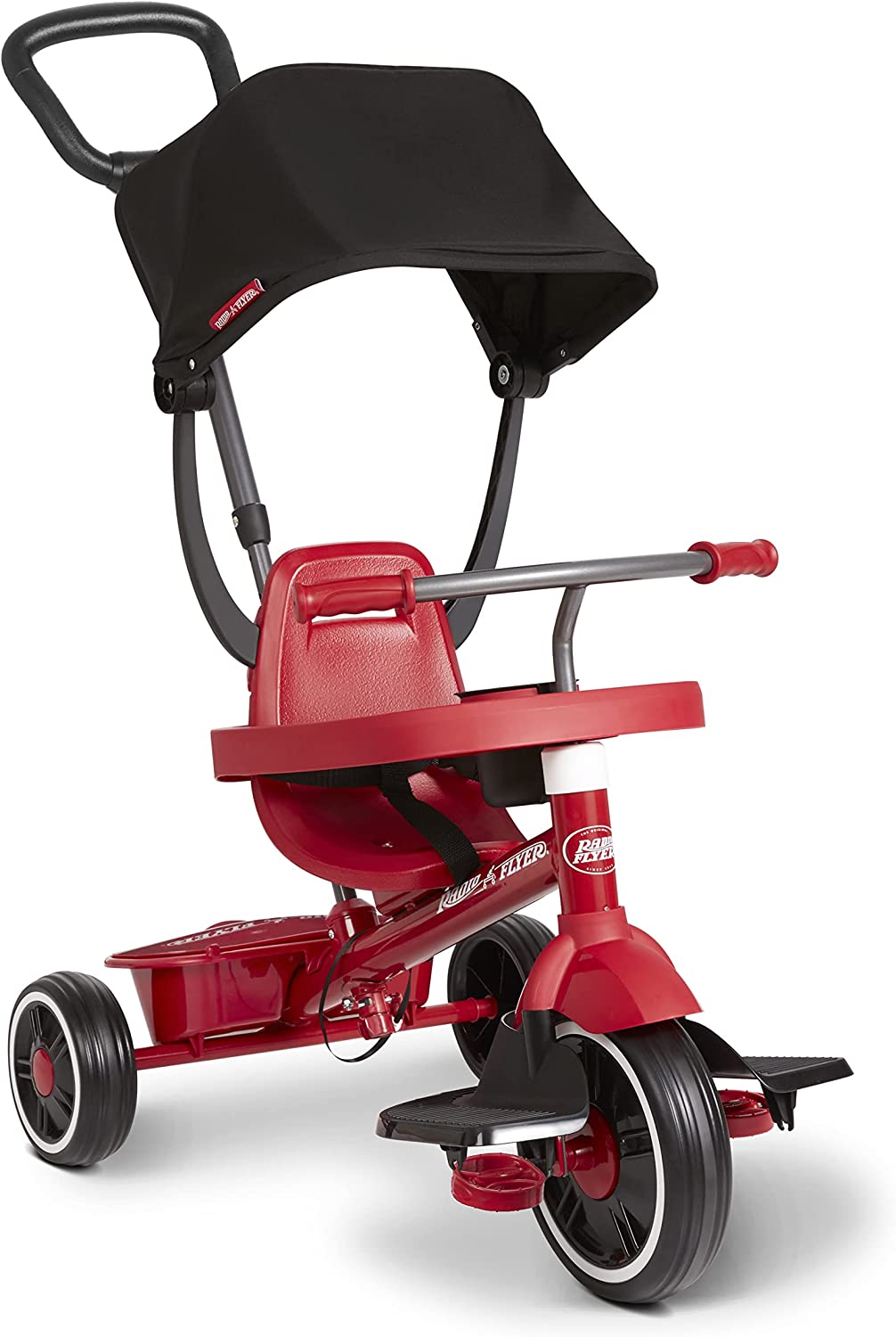 Prime Day deal Radio Flyer Pedal & Push 4in1 Stroll ' N Trike®, Red