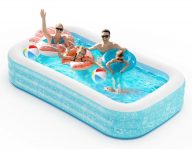 Family Blow up 8ft pool – $30