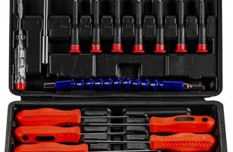 Magnetic screw driver set with circuit tester – $9+