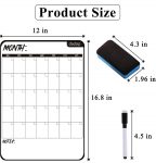 Magnetic Dry erase calendar – $7+