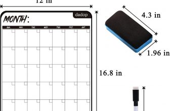 Magnetic Dry erase calendar – $7+