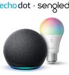 Echo dot with sengled Bluetooth bulb – $20