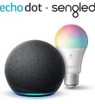 Echo dot with sengled Bluetooth bulb – $20