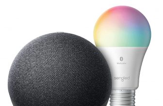 Echo dot with sengled Bluetooth bulb – $20