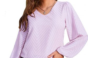 Women’s V neck chiffon tops – $6