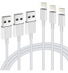 3 pack of iphone charger cable – $4+