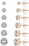 6 pairs of stud earrings – $3+