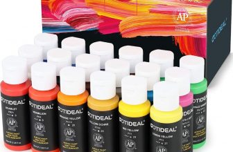 18 colors Acrylic paint set – $9+