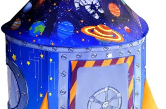 Rocket spaceship play tent – $12