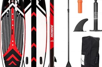 Inflatable paddle board stand up – $139