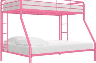 Twin over full bunk bed – $135