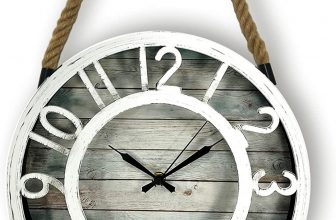 12″ Rustic vintage wall clock – $17+