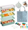 17pcs Bento lunch box – $10
