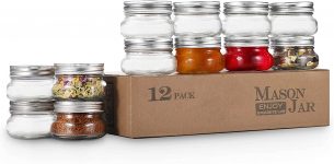 12 pack – Regular mouth glass – Mason jar – $10+