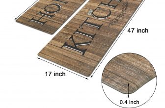 U’Artlines 2Piece Anti Fatigue Kitchen Rug  $10+