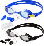 2 pack kids swim goggles – $8+