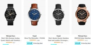 Prime Day deal – Fossil, Michael Kors, AX Watches