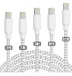 5pack iPhone lightning charging cable – $6+