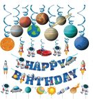Space Birthday party decorations – $7+