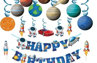 Space Birthday party decorations – $7+