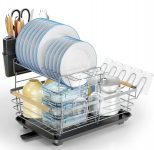 2 tier dish drying rack – $20
