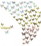 108pcs butterfly stickers -$6+