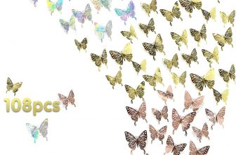 108pcs butterfly stickers -$6+