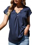 Women’s V neck tshirt – $9+