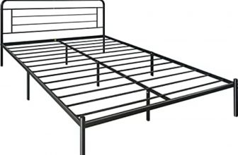 King metal bed frame – $88