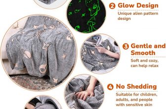 Glow in the dark blanket – $13+