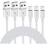 3 pack iphone charging cables – $4+