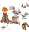 3D wooden dinosaur toy – $5