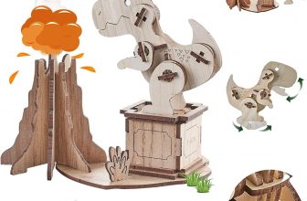 3D wooden dinosaur toy – $5