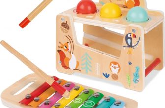 Toddler tap wooden bench toy – $15