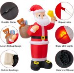 6ft Inflatable Santa claus – $30