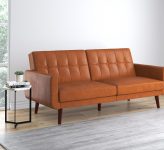 Modern Futon – Faux leather – $255