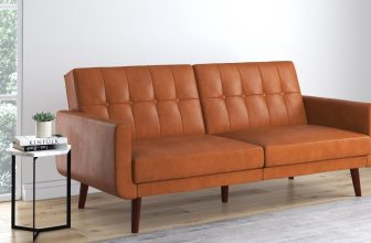 Modern Futon – Faux leather – $255