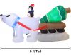 Inflatable polar bear – $24
