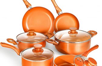 10pcs Non stick cookware set – $44+