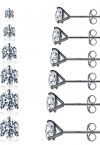 6 pairs Womens studs and earrings – $3+