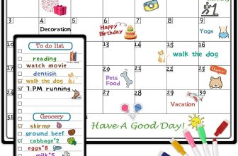 Magnetic Dry Erase planner – $7