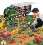 Dinosaur trucks with play mat – $18+