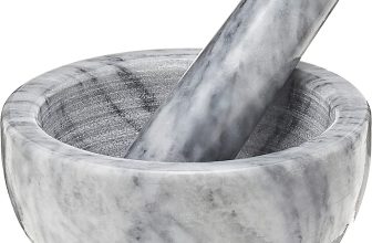 Marble mortar and pestle – $17