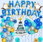 Birthday party supplies – $7