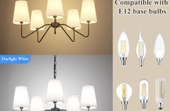 5 light chandelier – $40
