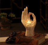 Tea light – Buddha hand candle holder – $15